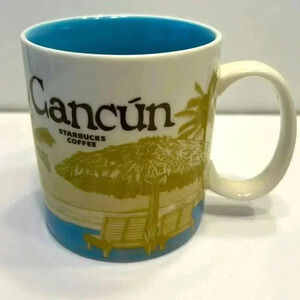 Rare Starbucks coffee Cancun mug 2013                   16fl oz